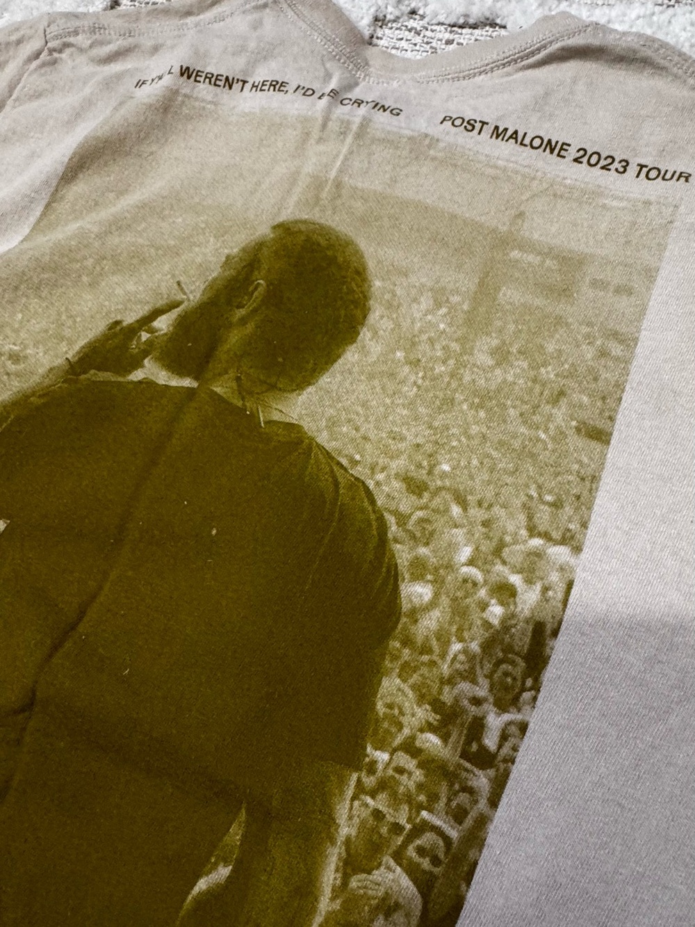 Austin Post Malone Short Sleeve Tee - Beige - M